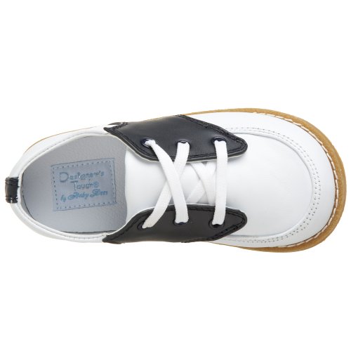 Baby Deer 5162 Conner Saddle Shoe (Toddler),White/Navy,6 M US Toddler