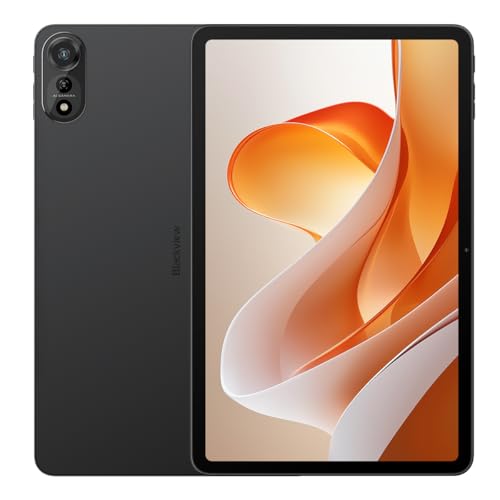 Blackview MEGA 2, 12″ 2K FHD+ 90 Hz IPS Display, 36GB RAM + 256GB (espandibile fino a 2TB), Batteria 9000 mAh con Ricarica Rapida, Fotocamere 16 MP+8 MP, Wi‑Fi, 2 anni di garanzia, Grigio Celeste