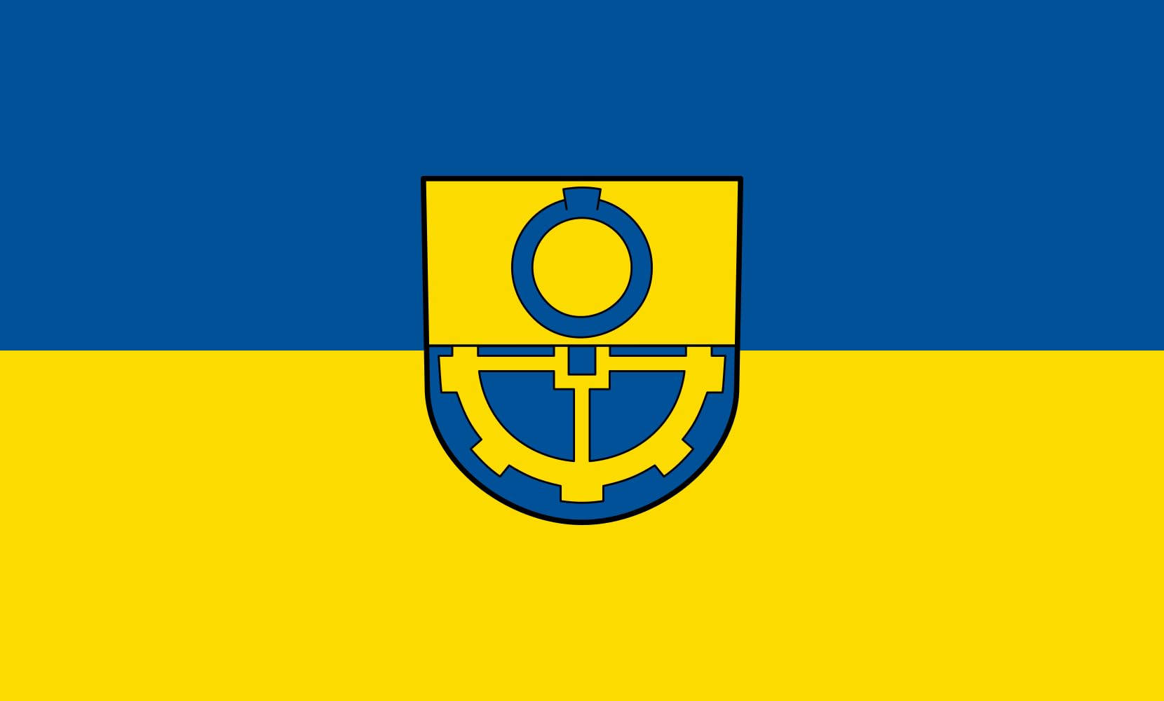 Drapeau de Mahlstetten format paysage 1.35m² pour décorer votre jardin