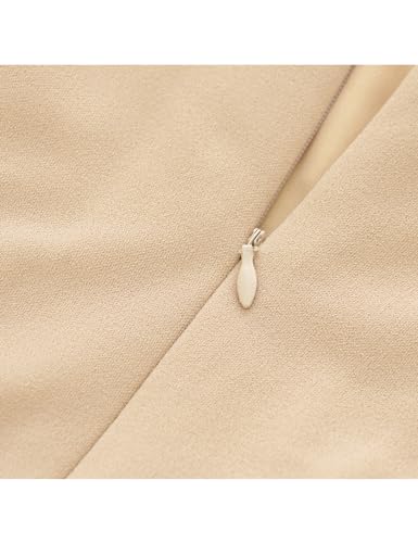 Image of HomRain Wedding Guest Dresses for Women Vintage Short Sleeves Casual Fit and Flare Cocktail Formal Dress for Tea Party