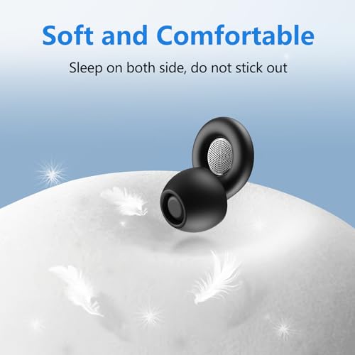Generic Tampões de ouvido para redução de ruído para dormir, confortável, reutilizável, 25 dB, cance