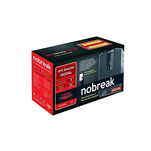 UPS Senoidal 1800 2BS/2BA UNIVERSAL Biv Auto 8T Saida 115V e 220V USB Intelig. 1 Exp. 7A/45A TS Shar