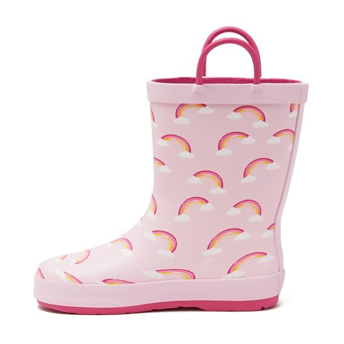 Lands' End Boys and Girls Waterproof Boots Kids and Toddler Rain Boots - Girls and Boys Rubber Rain Boots Kids Size 5 Toddler to 7 Big Kid, Slip On Girls and Boys Rain Boots with Handles4