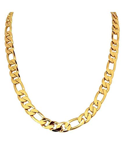 Jewar Mandi Gold Plated Chain for Men (Golden) (8234)