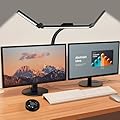Hofiwi LED Desk Lamp for Office Home - Eye Caring Architect Desk Lamp with Clamp, 20W 5 Colors Automatic Dimming Desk Light with Flexible and Rotatable Swing Arm for Study Drafting