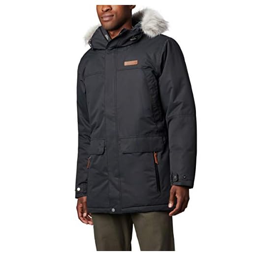 Columbia Men's South Canyon Long Down Parka, Black, Medium
