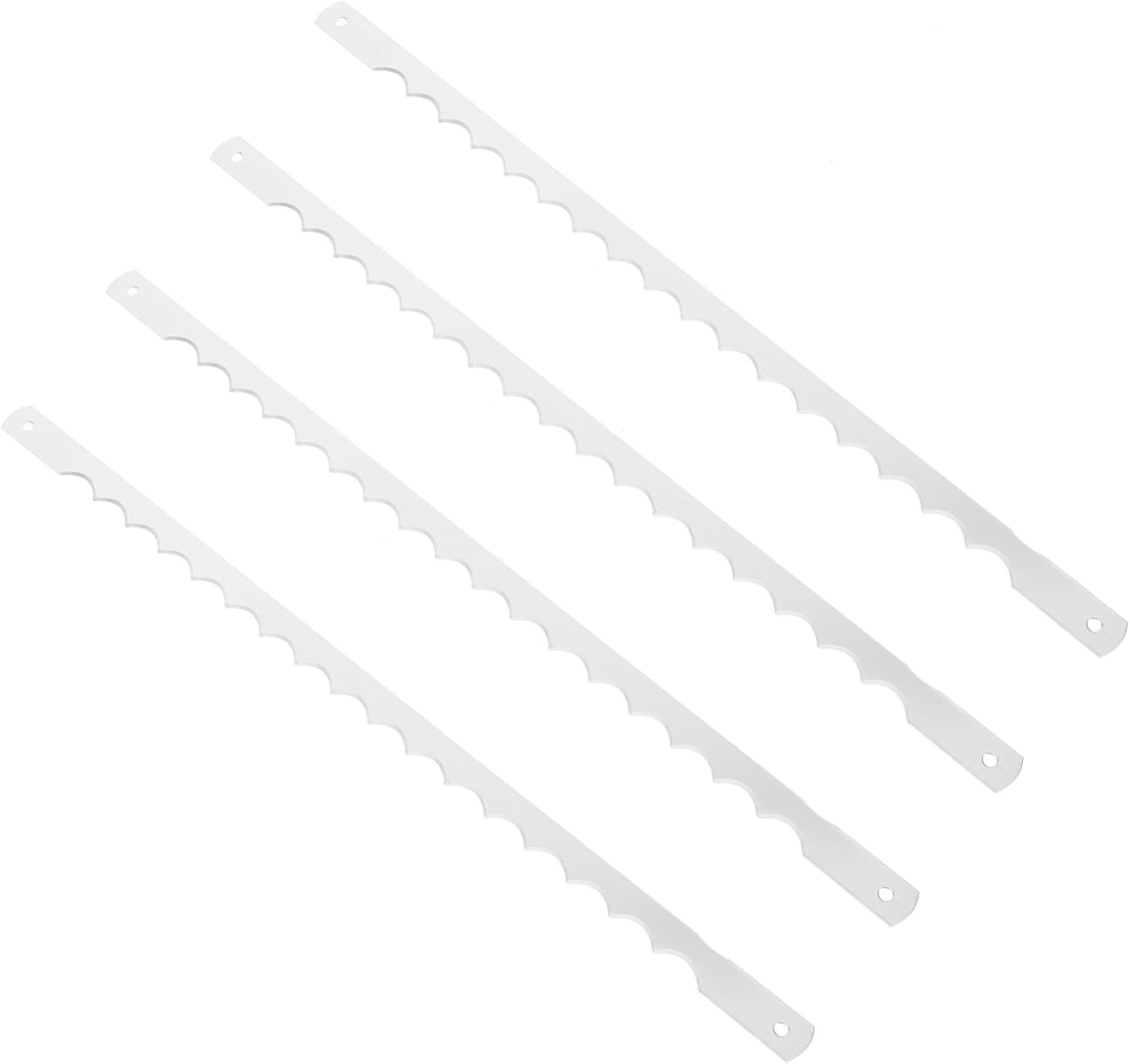 20pcs Bread Slicer Blades Electric Bread Slicer Replacement Serrated Toast Cutter Blades Maker Machine Accessories Easy to Wash Clean