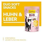 GimCat Duo Soft Snacks mit Huhn mit Leber - Sichtbare Kombi aus Zwei leckeren Geschmacksrichtungen - 1 Beutel (1 x 50 g) – Bild 2