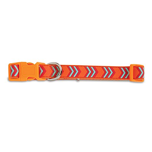 Doskocil Petmate Aspen Pet Products Petmate Rubber Collar, Chevron Orange, 3/4' X 14-20' #TOP7