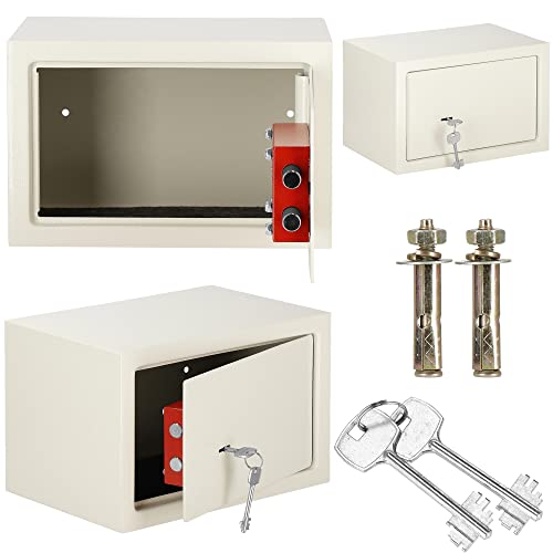 SPRINGOS Haussafe Coffre-fort verrouillable mural Dimensions 31 x 20 x 20 cm Coffre à clés