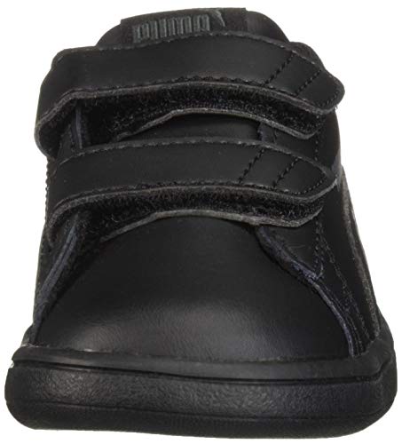 Puma Girls Smash 2 Hook And Loop Sneaker, Black, 12.5 Little Kid Us #TOP1
