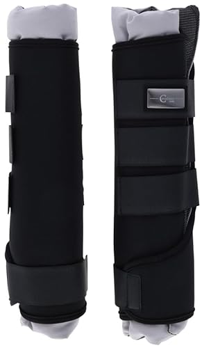Covalliero Stallgamaschen CovallieroTherm Cob, paarweise, Pferdegamasche, Gamasche, Cova-Tex-Material, maschinenwaschbar bei 30 °C, schwarz, Cob