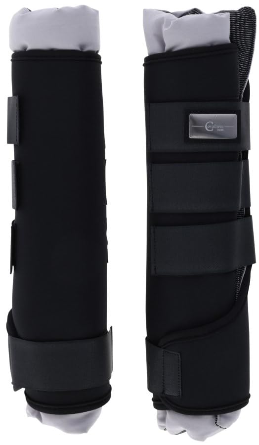 Guêtres d'écurie Covalliero thermo-protectrices pour poney noir