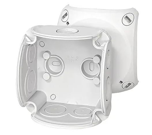 Hensel Kabelabzweigkasten DK 0100 G, 84x84x55 mm, elektrische Anschlussbox, VDE
