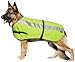 Flectalon Petlife Hi-Vis Dog Jacket Complete with Thermal Lining, 28-inch, Fluorescent Yellow