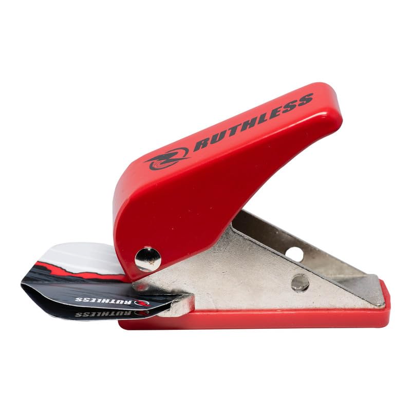 RUTHLESS Dart Flight Punch Pocket Size Easy to Use Darts Accessory, Red (X3026) - Image 3