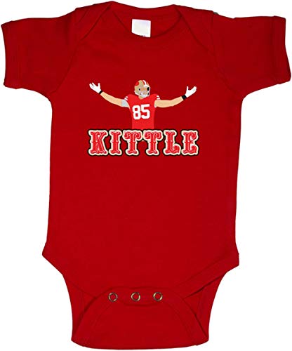 RED San Francisco Kittle Touchdown Pic Baby 1 Piece