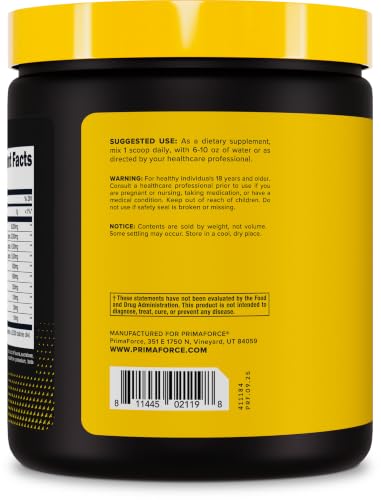 Image of Primaforce EAA Powder (30 Servings, Tropical Punch) - Essential Amino Acids for Pre /Intra Workout and Recovery - Non-GMO and Gluten Free