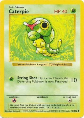 Pokemon - Caterpie (45/102) - Base Set