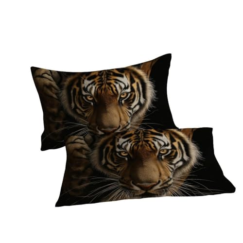 Housse de couette tigre 3D douce de qualité supérieure 260x220 - 7