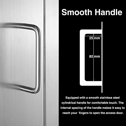 Bbq Outdoor Kitchen Access Doors Stainless Steel Access Door For Outdoor Kitchen Commercial Bbq Island, Grilling Station, Barbeque Grill (Single) #TOP4