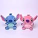 Anime Lilo Peluche Jouet Mignon Point Dessin animé Point Peluche Pendentif Enfants Oreiller Peluche poupée Cadeau d'anniversaire 20cm Une Paire