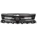 TOPAZ 5NO853651H 5N0853651J9B9 Front Bumper Grille Upper Chrome Trim Compatible with 2012-2017 Volkswagen Tiguan 2017 2018 Tiguan Limited 2.0L