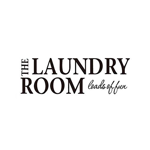 Adecns Laundry Room Wall Decal The Laundry Room Loads Of Fun Vinyl Wall Sticker Laundry Art Signs Wall Quote Sticker For Laundry Room Home Decor #TOP3