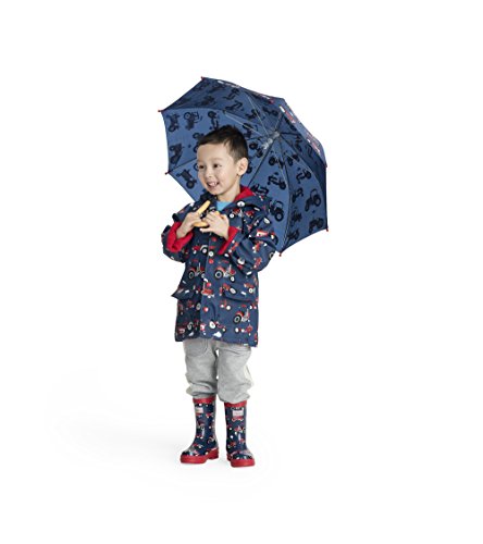 Hatley Boys Printed Raincoat, Red Farm Tractors, 5T Us #TOP3