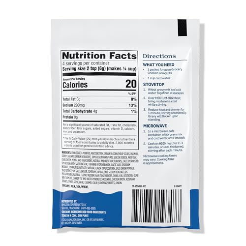 Amazon Grocery, Chicken Gravy Mix, 0.87 Oz (Previously Happy Belly, Packaging May Vary) - Thumbnail 2