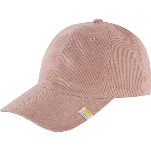 Casquette C&C California en velours rose pour un look décontracté chic