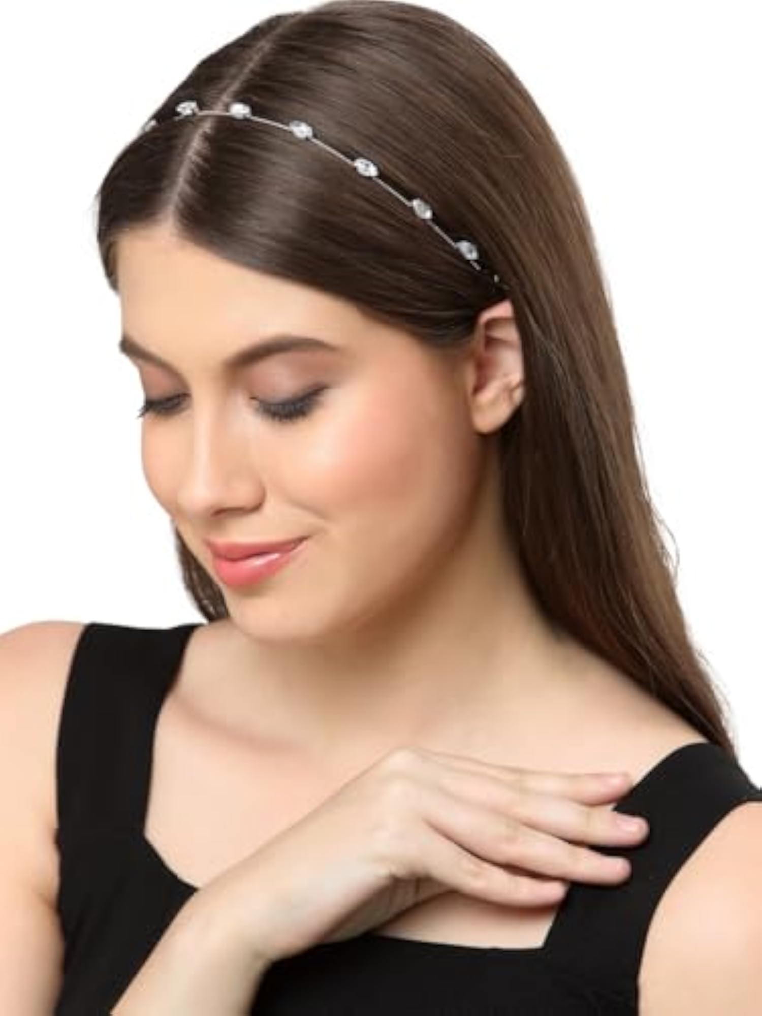 Ad Stone Single Line Earring