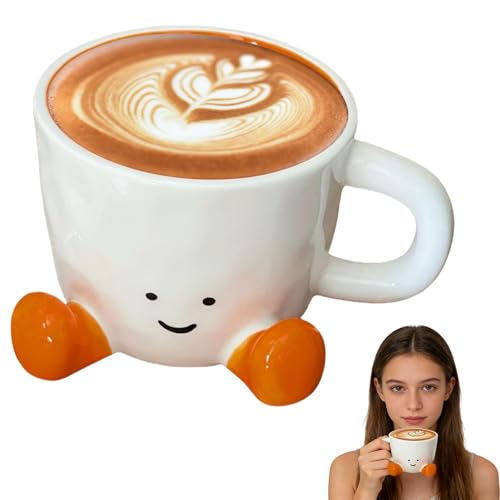 Genérico Taza Bonita, Tazas Adorables con Patitas, Tazas de Cerámica Moldeadas a Mano, Objeto Decorativo Estético para Mujeres y Hombres (amarillo) Genérico Taza Bonita, Tazas Adorables con Patitas, Tazas de Cerámica Moldeadas a Mano, Objeto Decorativo Estético para Mujeres y Hombres (amarillo)