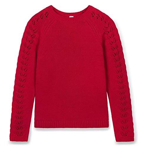 Image of Kid Nation Girls Sweaters for Teen Girls Toddler Girl Crewneck Pullover | Long Sleeve Knit Top for Casual Fall Winter Wear
