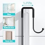 Over the Door Shower Caddy Hanging: Black Rustproof Shower Organizer over the Door - No Drilling Bathroom Rack for Inside - Image 5
