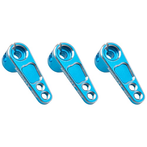 Vgoohobby XZ364 3Pcs Vgoohobby Metal 25T Servo Horn 25-Teeth Steering Arms For Standard Servo Motors Compatible With Traxxas Axial Tamiya Hsp Redcat 1/8 1/10 Rc Crawler Drift Racing Car thumb #3