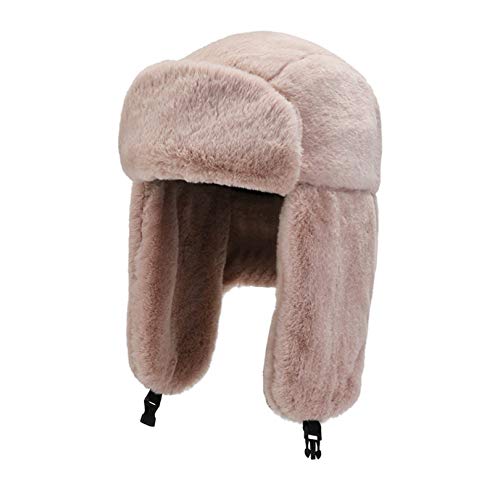 Dosomi Army Cap For Men Women Winter Thick Warm Trapper Hat Men Bomber Cap #TOP4