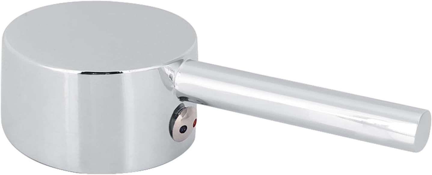Fafeicy Water Faucet Accessories, 45mm Diameter Chrome Plated Zinc Alloy Bathroom Faucet Handle Replacement for 35mm Valve Core Bathroom, Faucet Handles