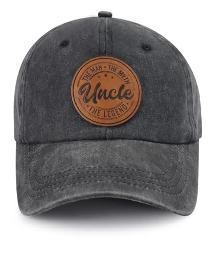 Image of The Man The Myth The Legend Hat for Men, Funny Adjustable Cotton Family Baseball Cap