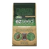 Scotts EZ Seed Patch & Repair Southern Gold Blend for Tall Fescue Lawns, Mulch, Grass Seed and Fertilizer for Bare Spots and Repair, Bred for The South, 10 lbs.
