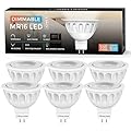 WOWLUMEN Dimmable MR16 LED Light Bulb, 5W(50W Equivalent) 2700K Warm White, GU5.3 Base Lightbulbs, 40° Beam Angle, 12V AC DC - No Flicker, Indoor Outdoor Landscape Track Lighting Bulbs, 6 Pack