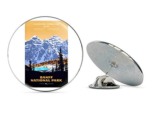 Banff Art Poster (rv National Park Hike Canada) Metal 0.75