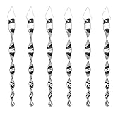 ★ Reflektiertes Licht: Hochwertige Bird-Abschreckungsstäbe, die sich um 360 Grad drehen, um das Licht in alle Richtungen zu reflektieren.