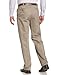 Savane Men's Big and Tall Pleated Performance Chino Pant, Khaki, 44W x 28L
