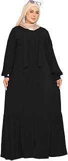 عبايه خروج كريب فيرونا موديل 00307 للنساء من GAMAL SONS FOR ABAYA