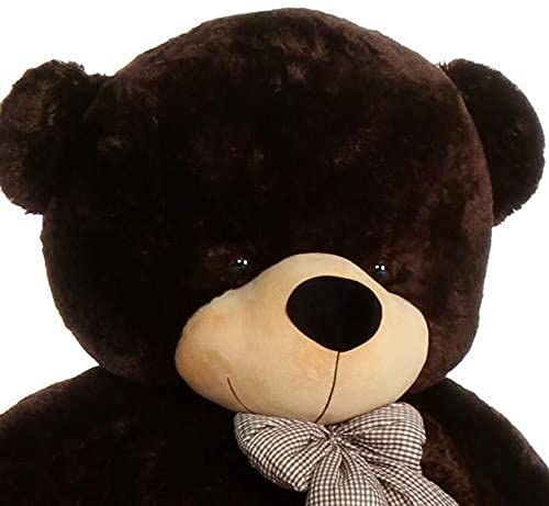 Image of Giant Teddy Bear 3 Feet-Soft Plush Stuffed Toy for Kids & Girlfriend, Soft Toy for Kids Birthday Gift for Girls, Plush Toy Big Cuddly Hugging Bear, Gifts for Valentine's Day (Dark Brown)