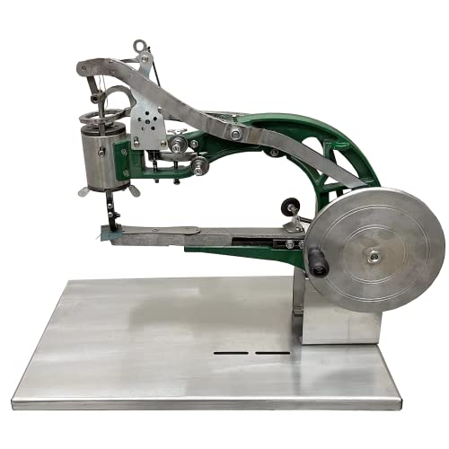 ColouredPeas 10-Bearings Set Shoe Repair Hand Leather Sewing Machine, Shoe Cobbler Machine with Nylon Line, Manual Mending for Leather/Shoes/Bags/Clothes/Quilts/Coats/Trousers… by ColouredPeas - Used condition - US$101.59
