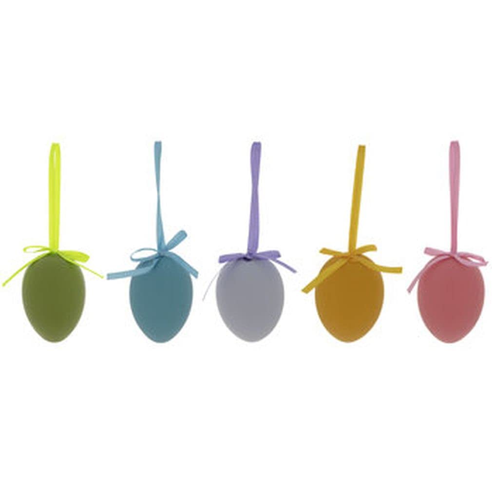 Œufs de Pâques pastel loisirs créatifs et suspension déco pour table printanière