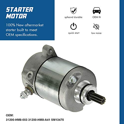 image for TOPSCOPE Starter Motor for Honda TRX250 Recon 229CC with Replace OE # 