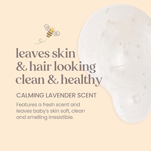 Burt's Bees Baby Calming Shampoo and Wash with Lavender, Tear-Free, 12 Fluid Ounces - image 2